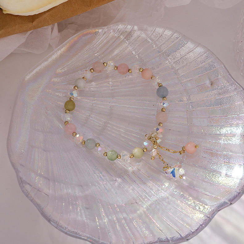 Pulsera De Mariposa De Cristal De Colores al por mayor